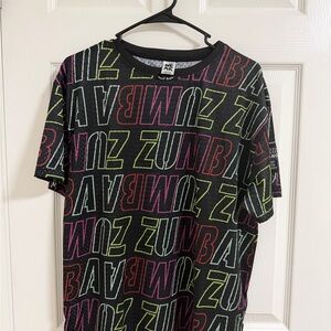 Zumba Graphic T-Shirt Quick dry material size m to L